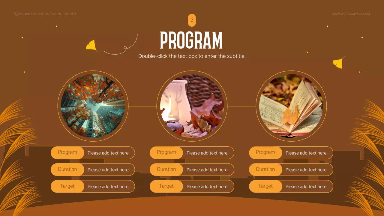 브라운 빈티지 페스티벌 프리젠테이션
