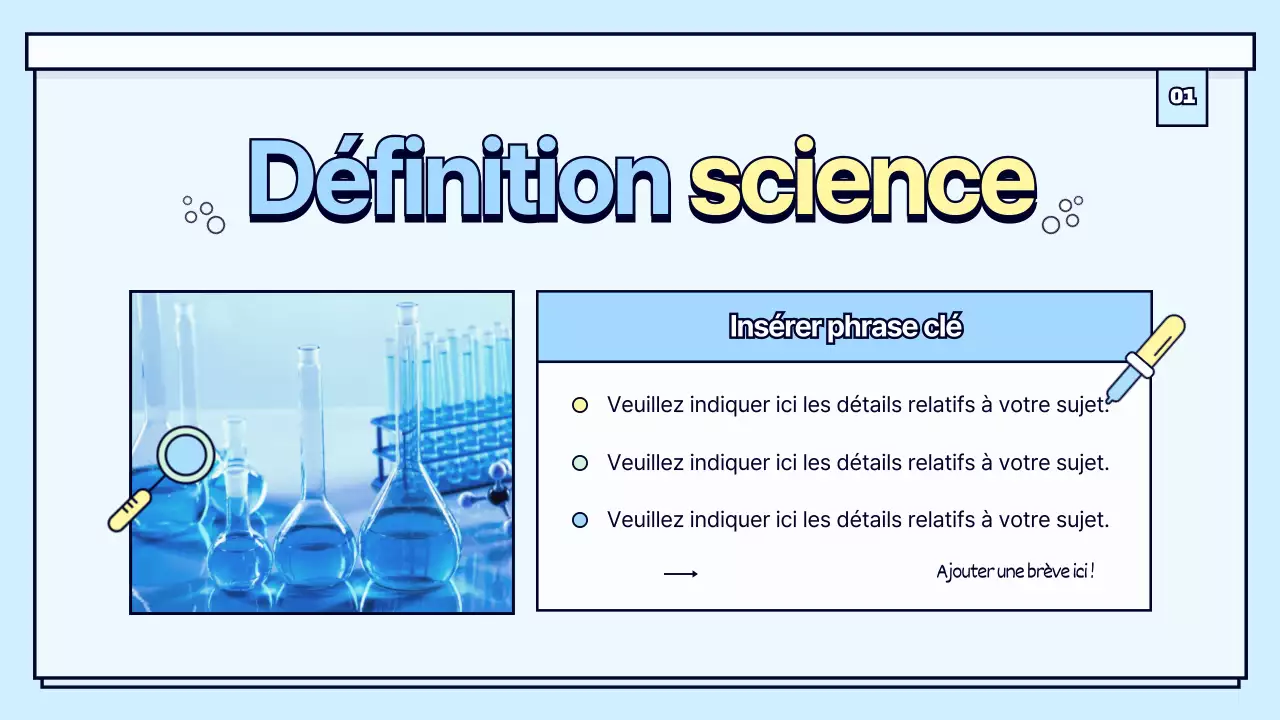 Orientation de la classe de sciences