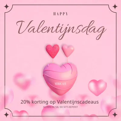 Een heerlijk roze dessertcafé Witte Dag-evenement