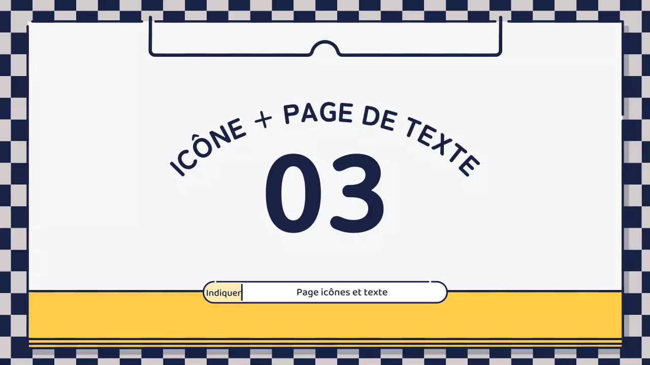 Présentation sur la conception d'icônes mignonnes et basiques en vert et jaune