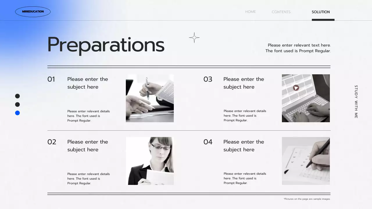 Presentasi Panduan Kuliah Modern Biru