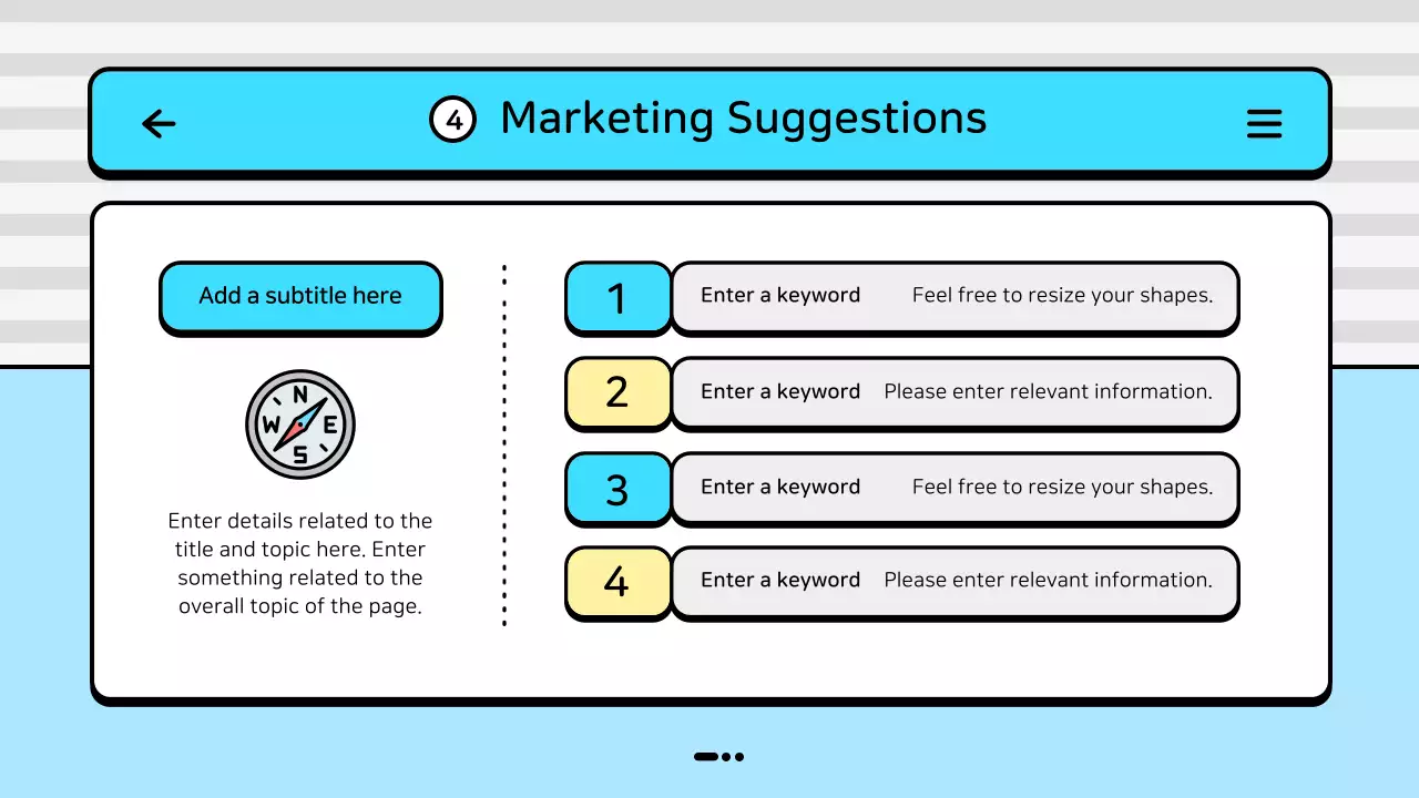 Blue Modern Marketing Report Document Presentation