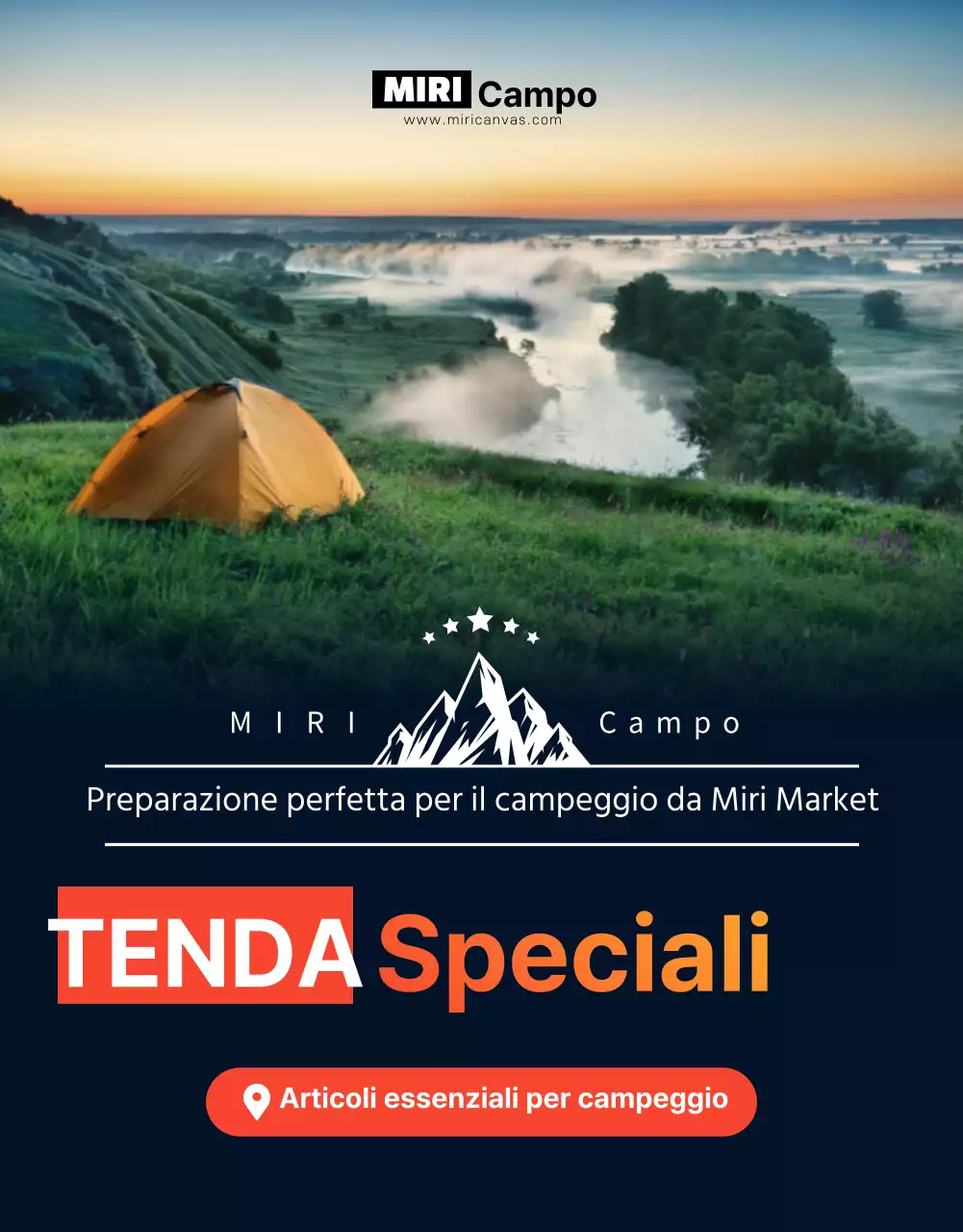 Vendita di articoli da campeggio