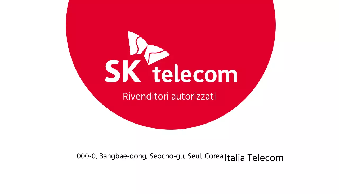 Biglietto da visita del rivenditore autorizzato