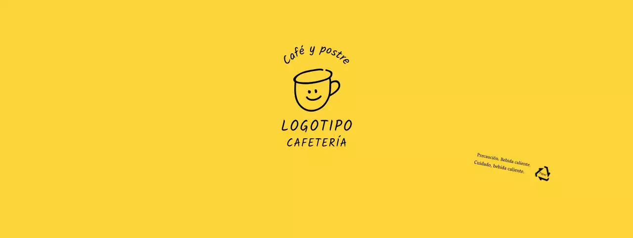 Ilustración dibujada a mano en blanco y amarillo