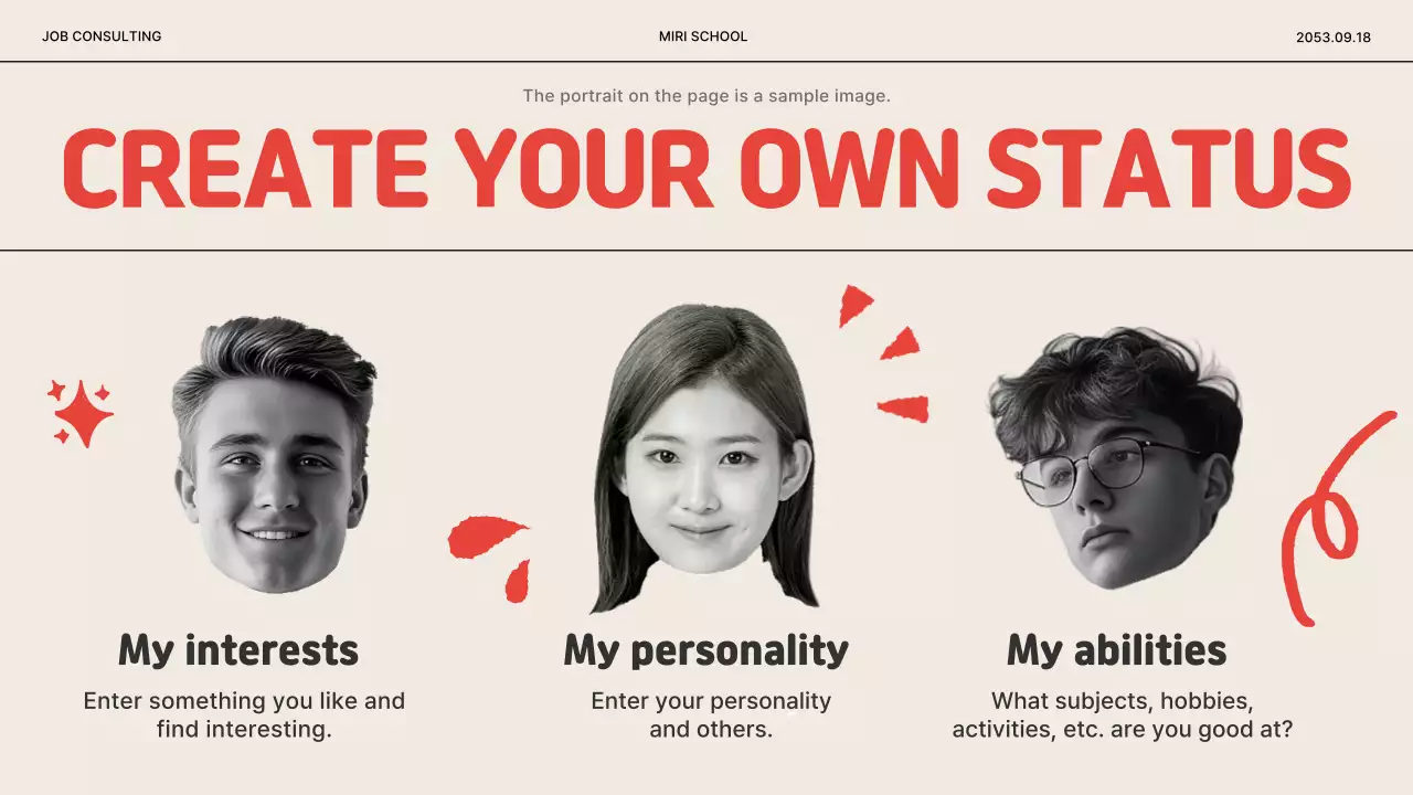 Red Modern Career Guide 프레젠테이션