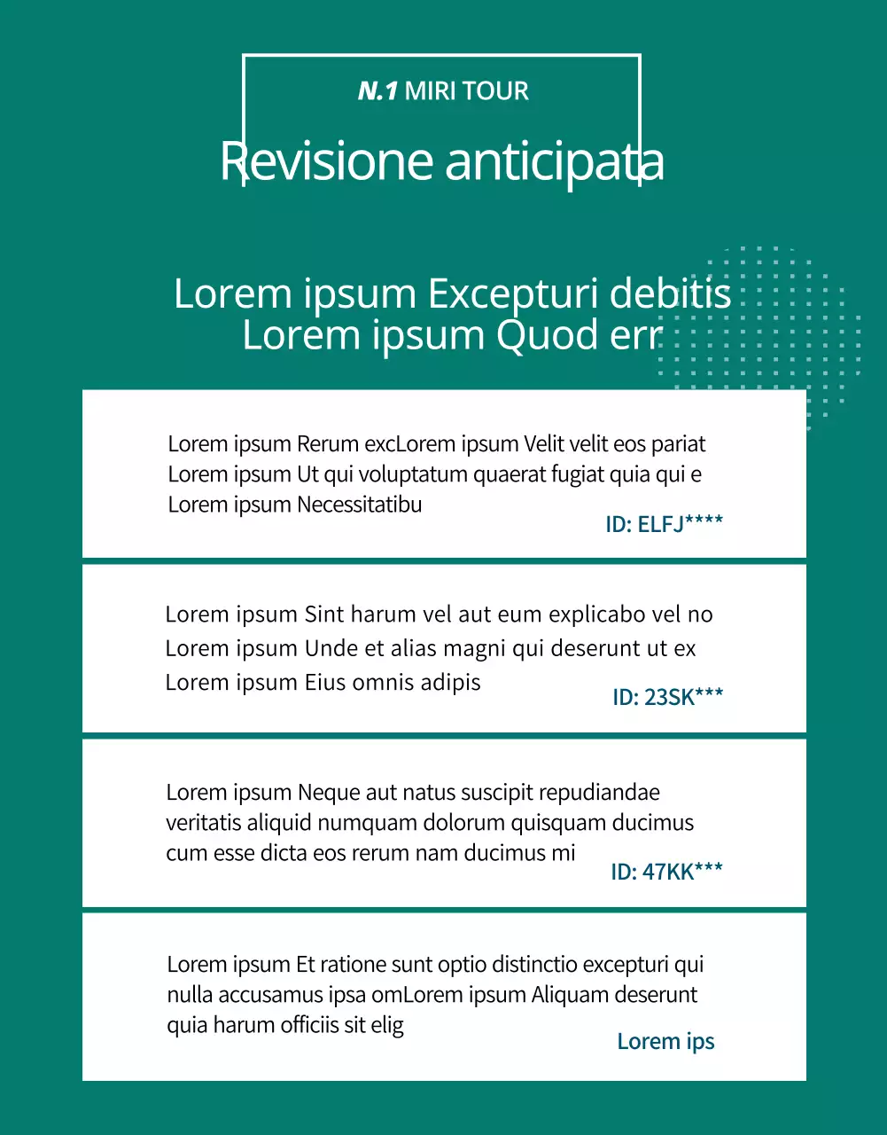 Autonoleggio con un lussuoso concetto di brochure di colore blu