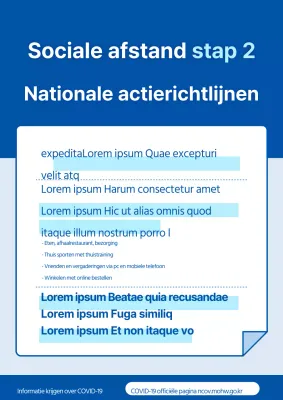 Eenvoudige, opgeruimde vergaderruimte met blauw papier