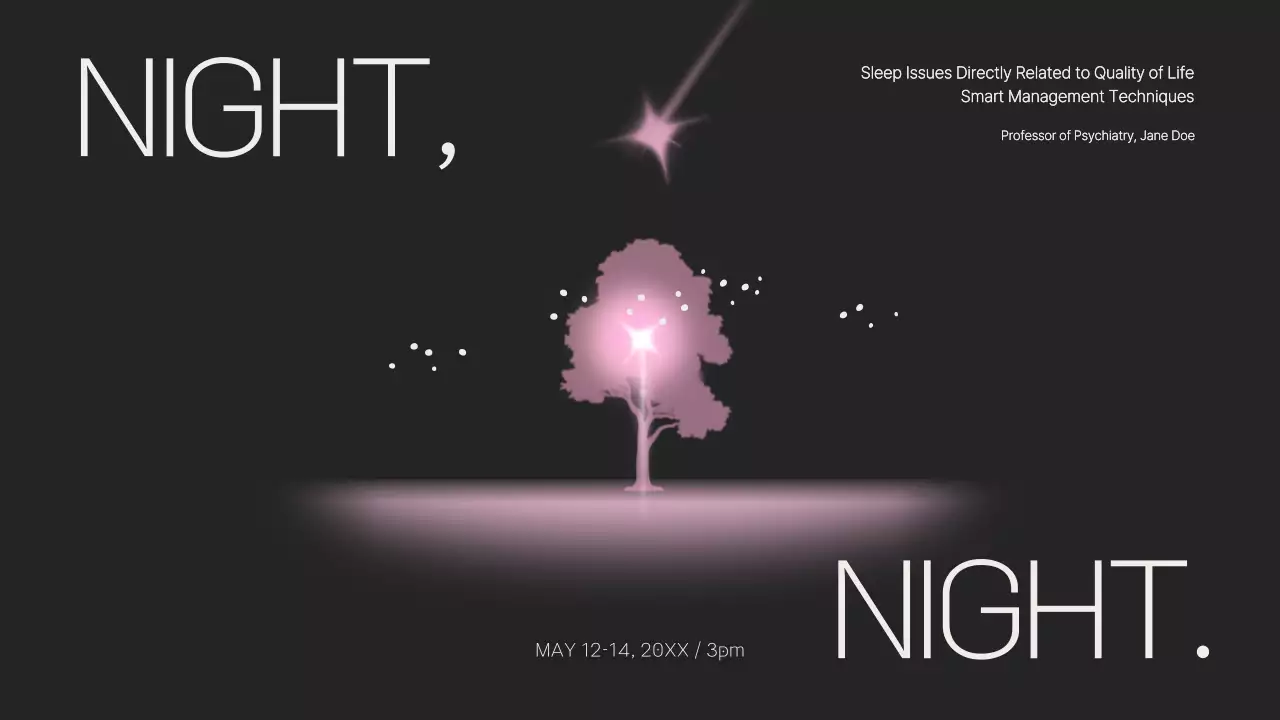 블랙 미니멀 슬립 강의 프레젠테이션