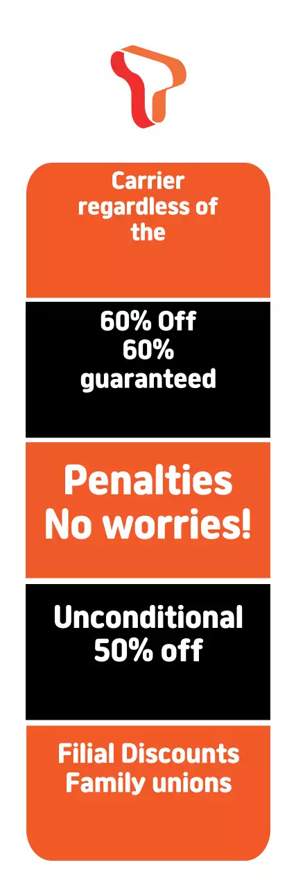 Banner Promocional Orange Minimal Carrier