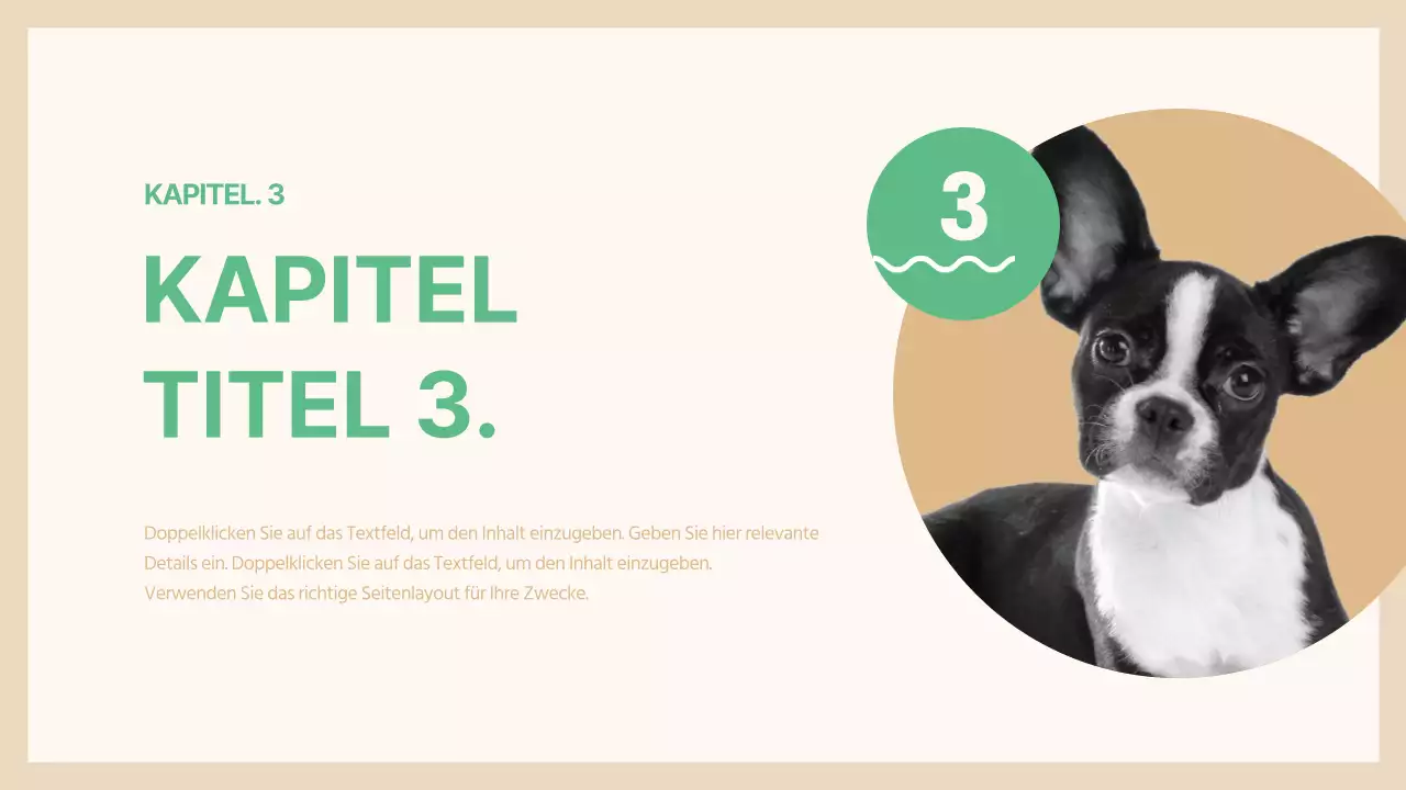 Präsentation für Haustiere