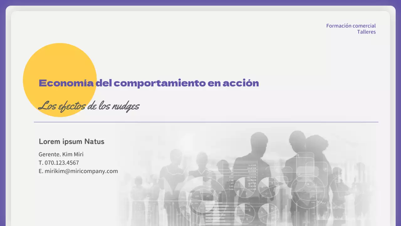 Los nudges de la economía del comportamiento son útiles en los campos morados y amarillos