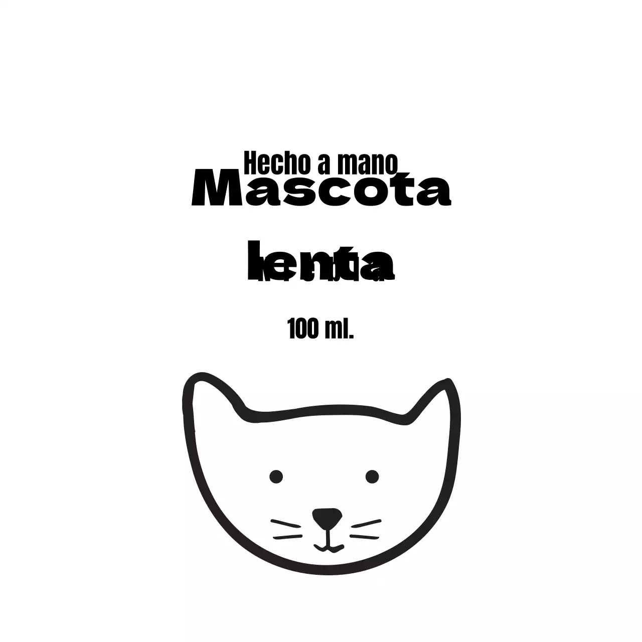 Etiquetas de niebla ilustradas en blanco y negro