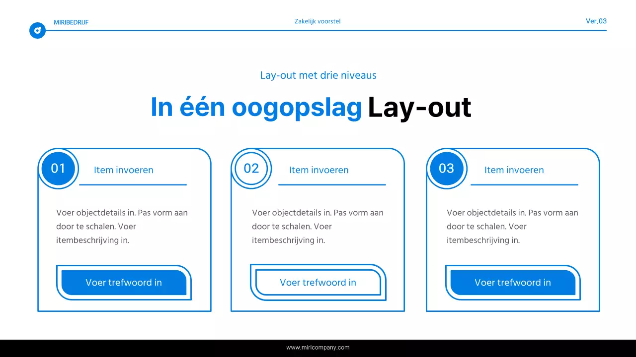 Eenvoudig blauw en wit tekstmarkeringsrapport