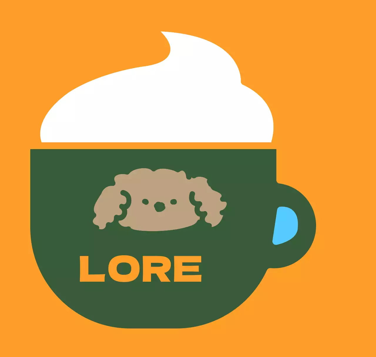 Portachiavi in acrilico Petcafe Mug verde