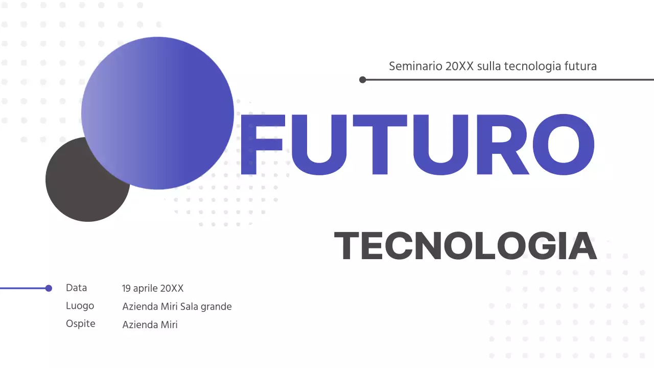 Presentazioni per seminari