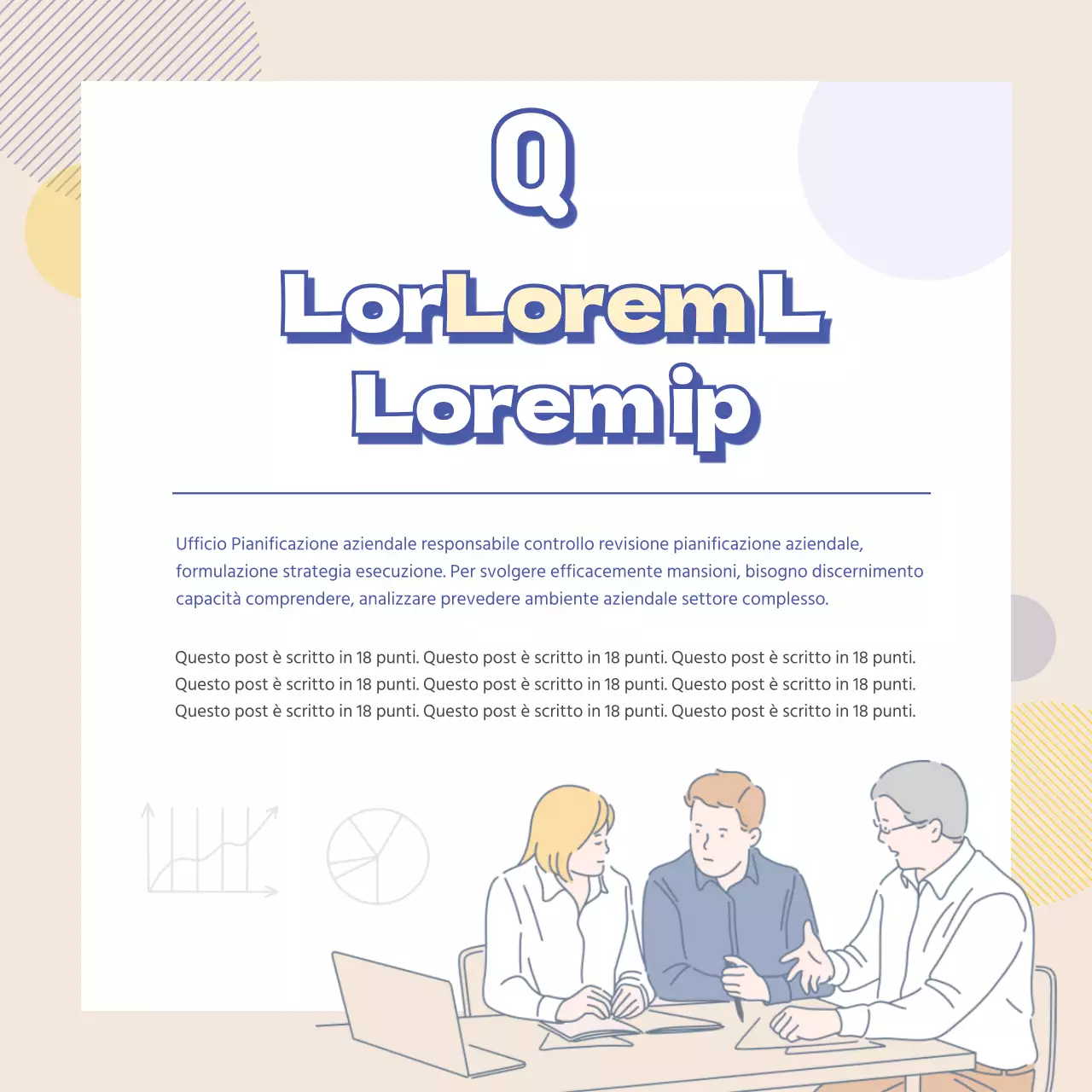 Reclutamento moderno in azzurro e giallo