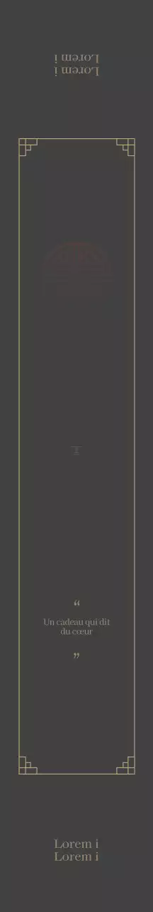 Coffret luxueux de Chuseok illustré de Brown