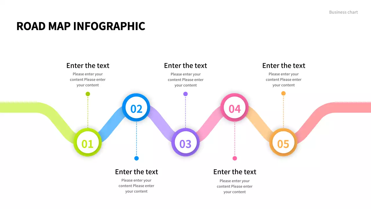 カラフル モダン ビジネス 企画書 インフォグラフィック