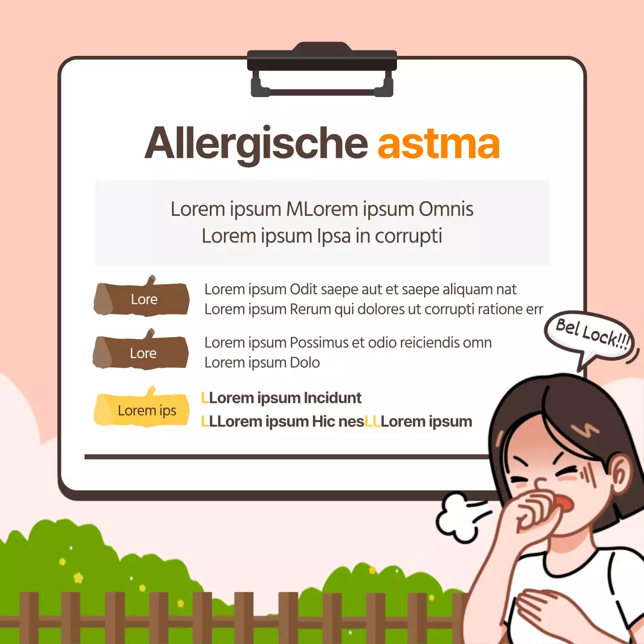 CardNews ontwerp in geel