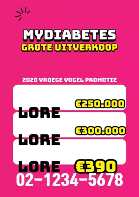 Promoot een eenvoudig en opvallend gymtoernooi in roze