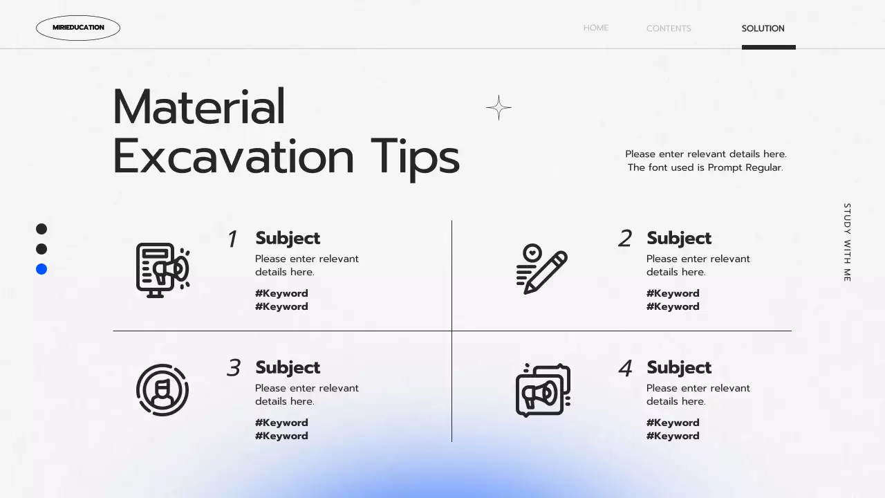 Presentasi Panduan Kuliah Modern Biru