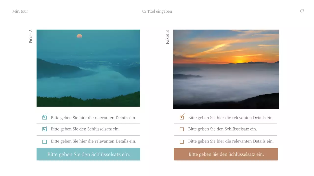 Präsentationen zum Thema Reisen