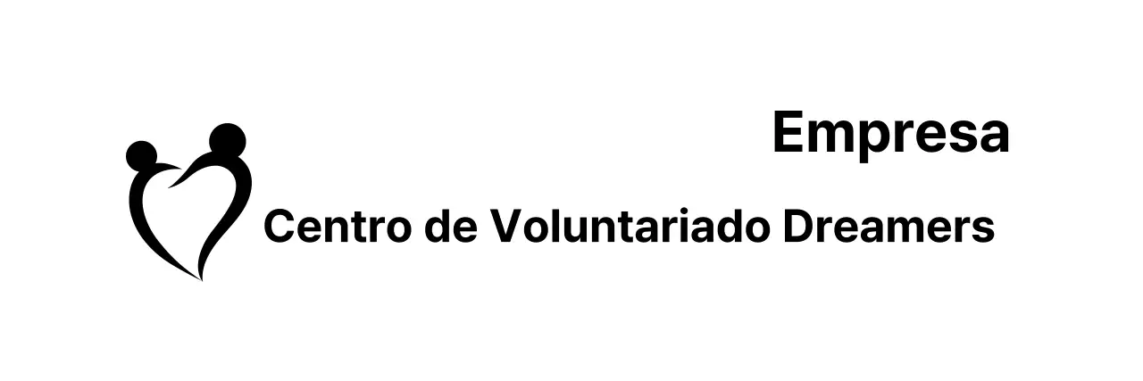 Organizações de serviços incorporados com um logótipo curvo