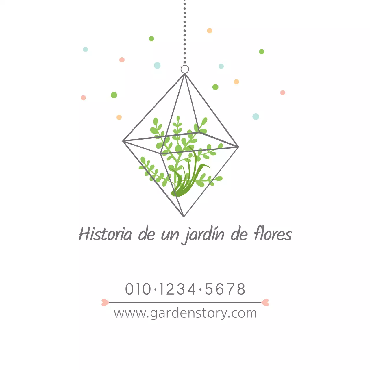 Historia de un jardín de flores