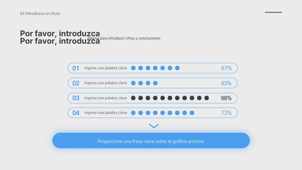 Presentación de degradado borroso