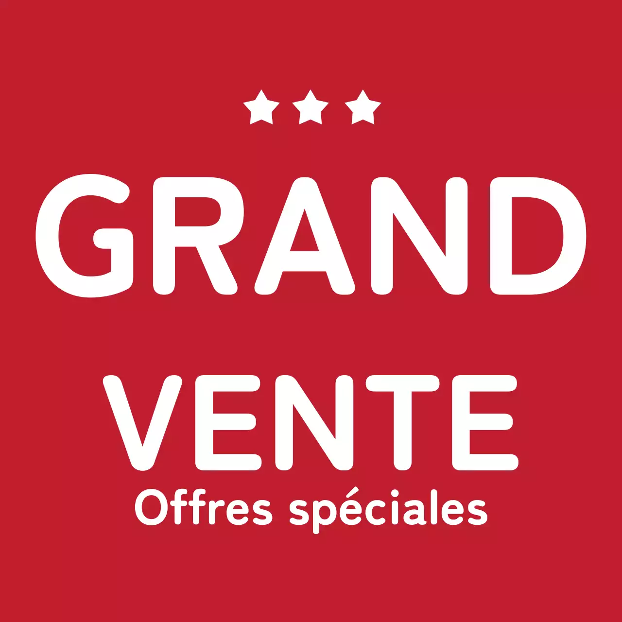 Une étiquette de vente rouge audacieuse