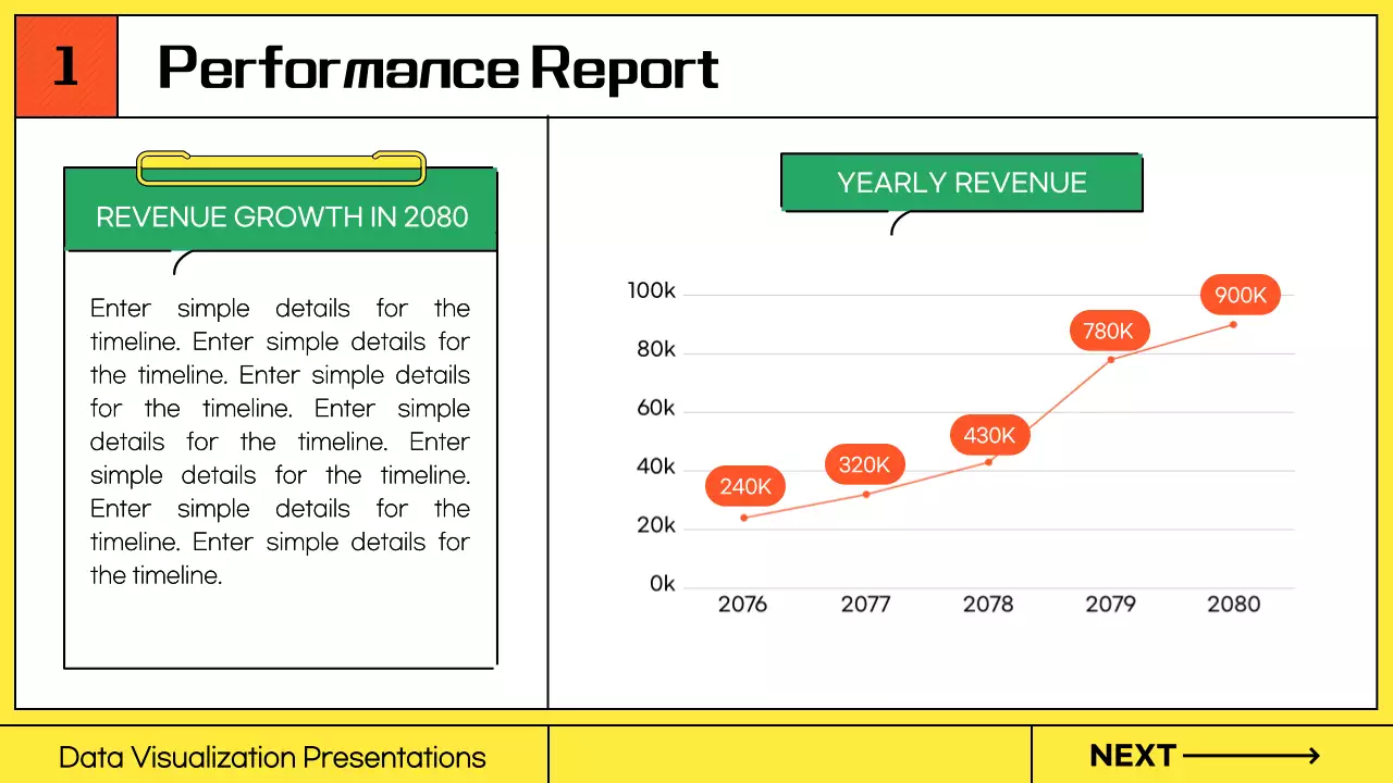 노랑 배경의 라인과 일러스트의 키치한 기업용 비즈니스 발표자료