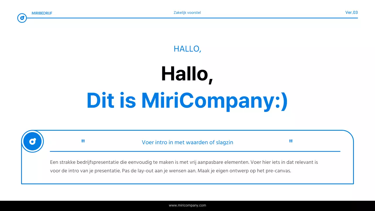 Eenvoudig blauw en wit tekstmarkeringsrapport