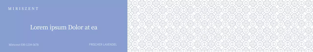 Blau gemusterter Hintergrund Diffusor Geschenkverpackung