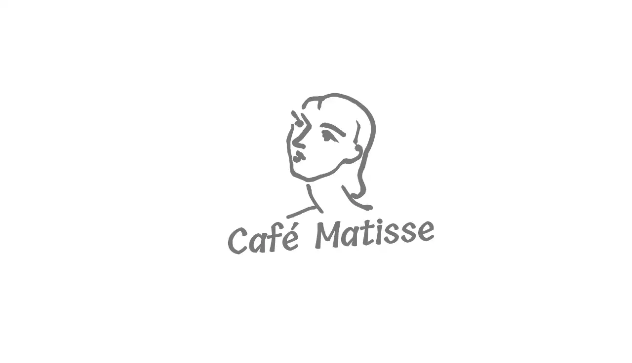 Un café simple avec des illustrations grises et sentimentales et un style simple