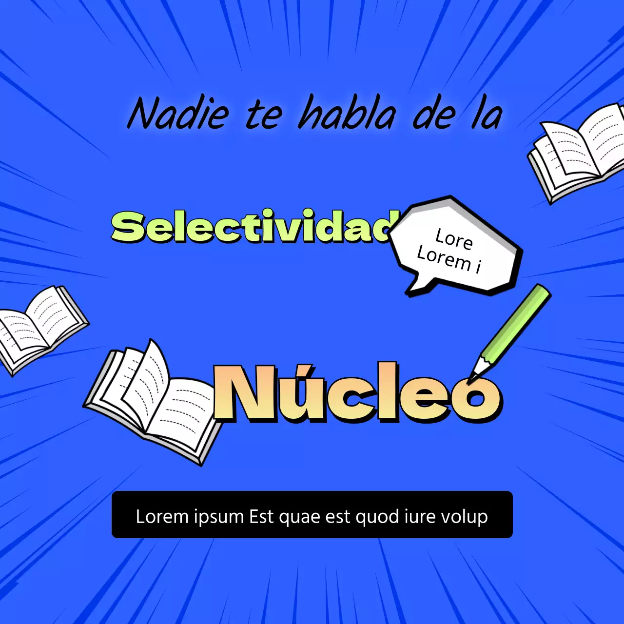 puño azul efecto cuaderno lápiz título sat evento