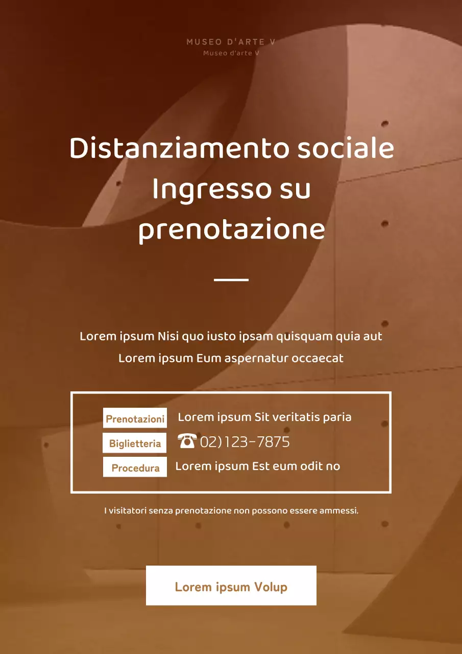 Pre-prenotazione e promozione di un semplice founder meetup a gradiente verde e marrone