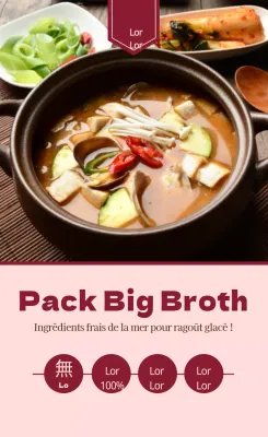 Autocollant vertical_Pack de viande