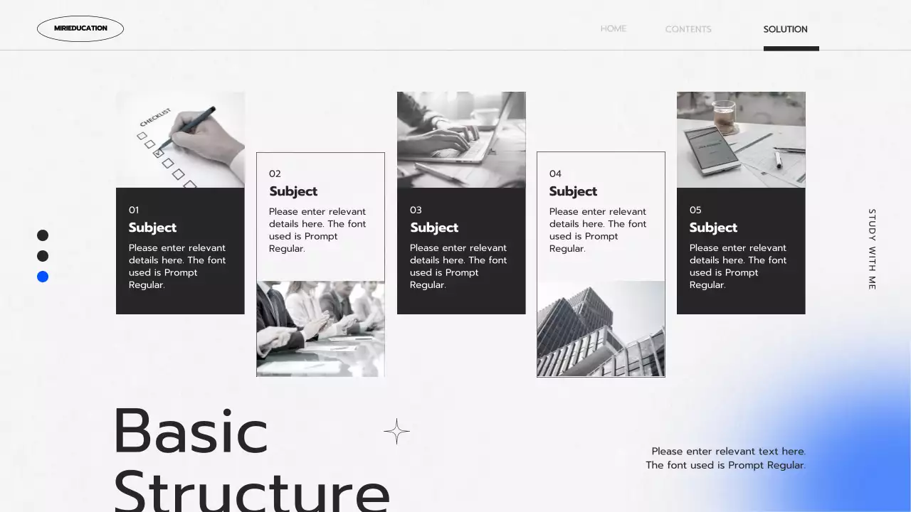 Presentasi Panduan Kuliah Modern Biru