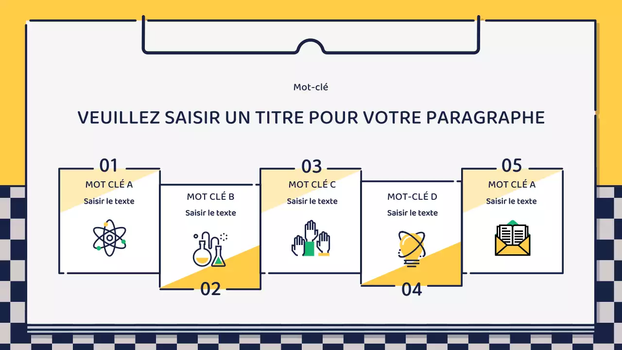 Présentation sur la conception d'icônes mignonnes et basiques en vert et jaune