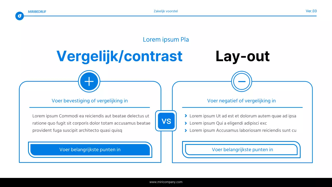 Eenvoudig blauw en wit tekstmarkeringsrapport