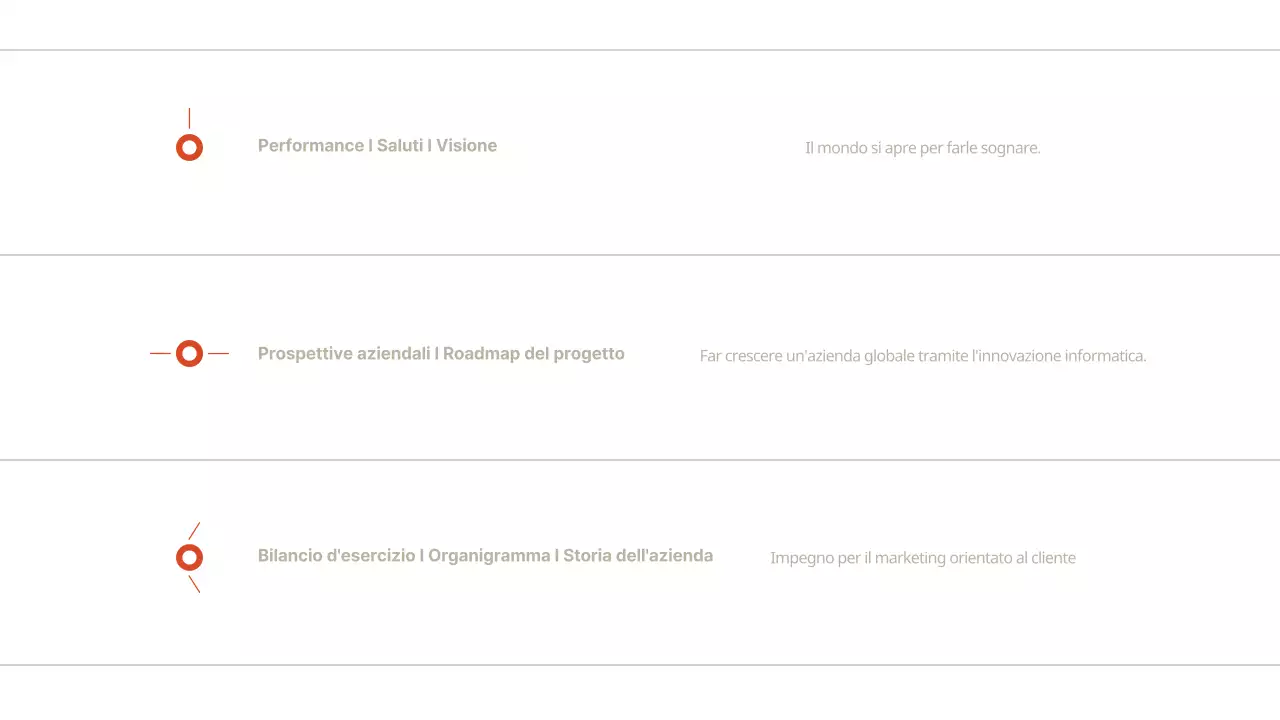 Proposta commerciale dal sapore rosso-marrone