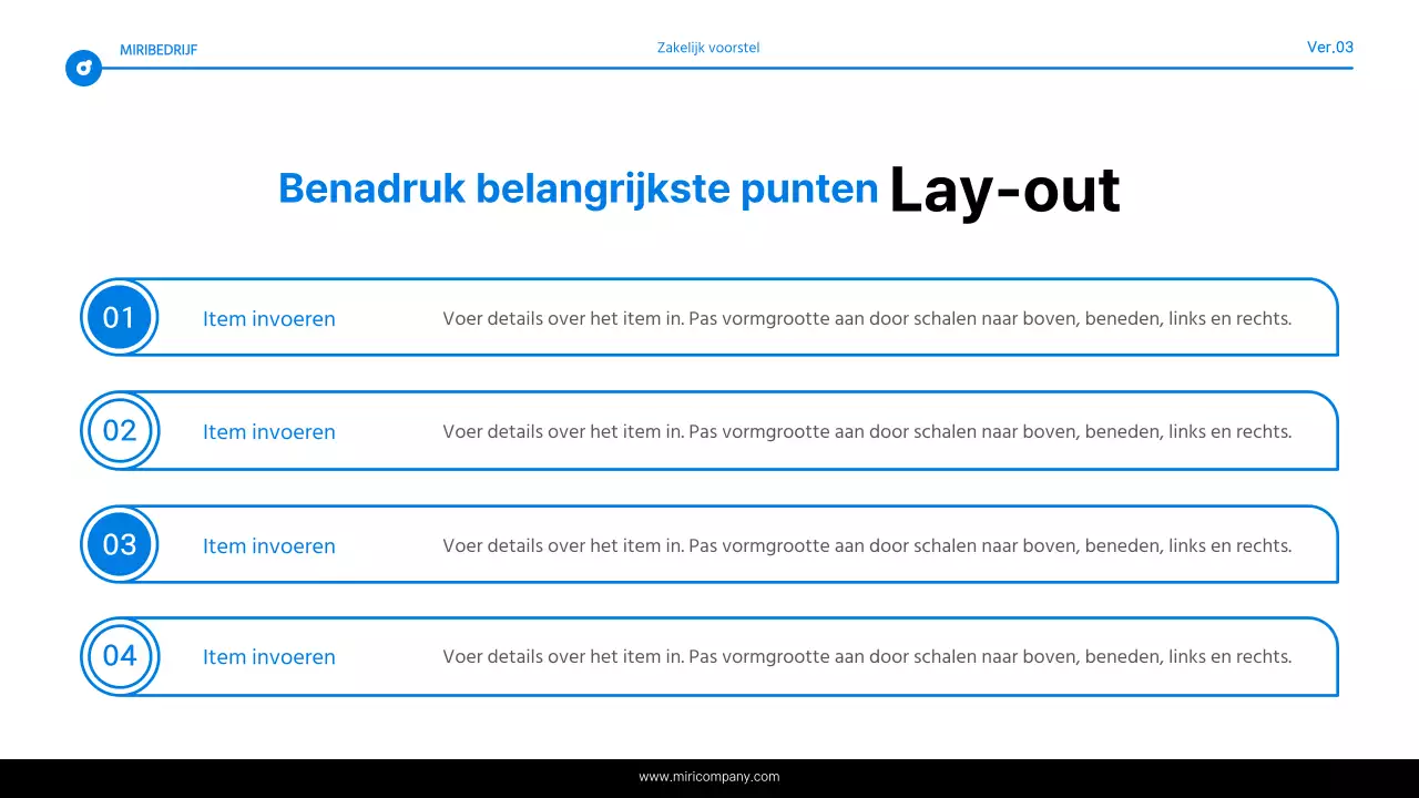 Eenvoudig blauw en wit tekstmarkeringsrapport