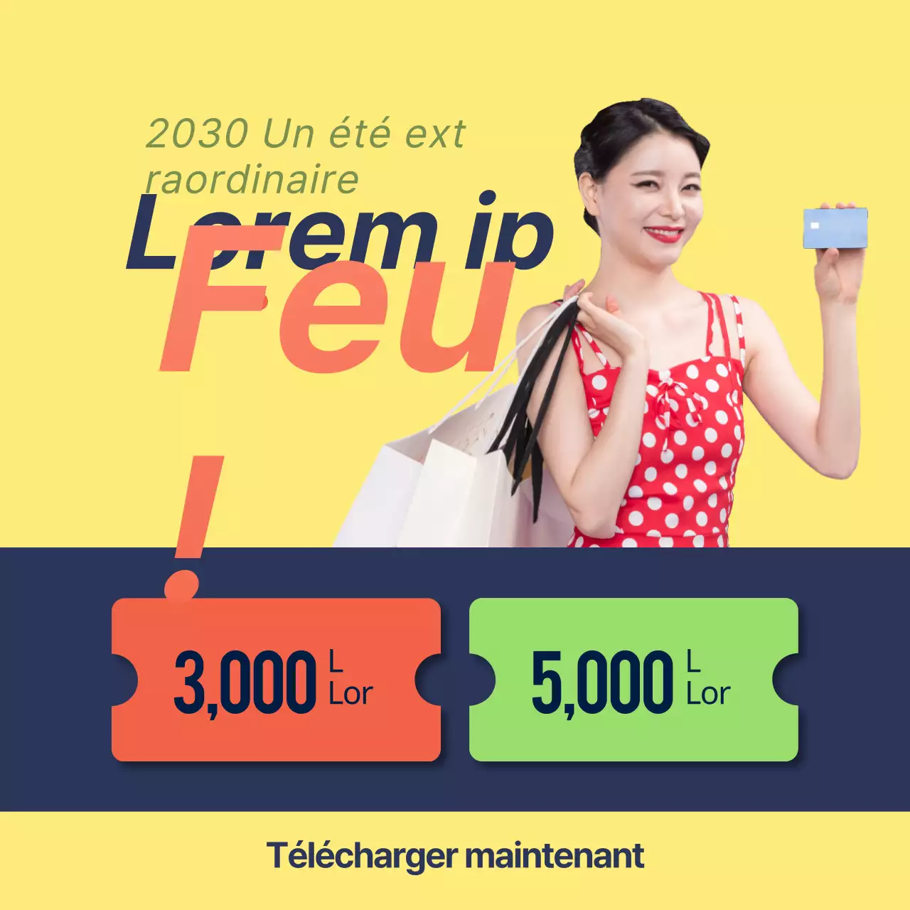 Bons de réduction pour l'été