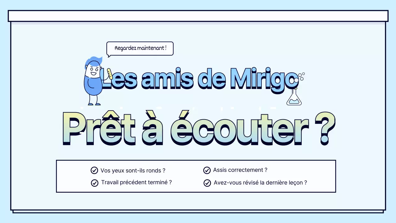 Orientation de la classe de sciences