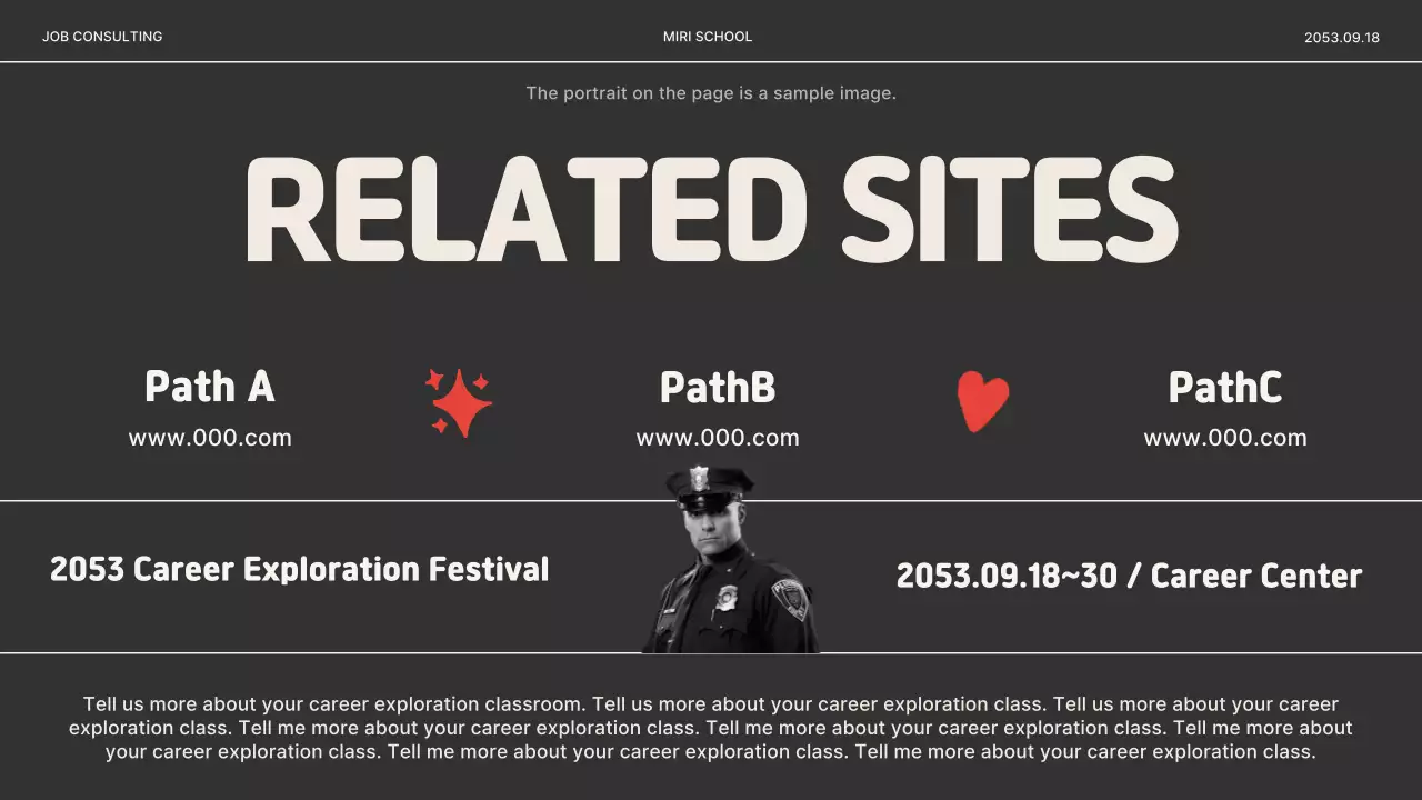 Red Modern Career Guide 프레젠테이션