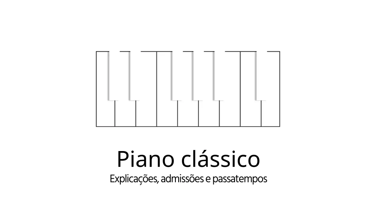 Cartão de visita de escola de piano