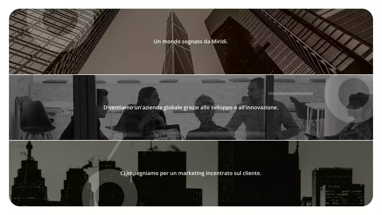 Proposta commerciale dal sapore rosso-marrone