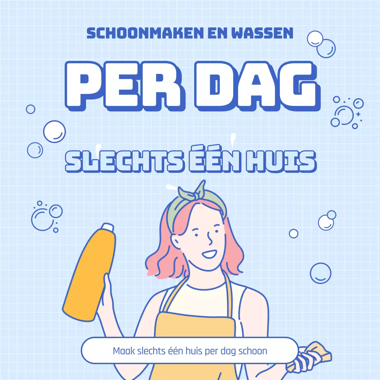 Een leuke verhuisgids in lichtblauw en blauw