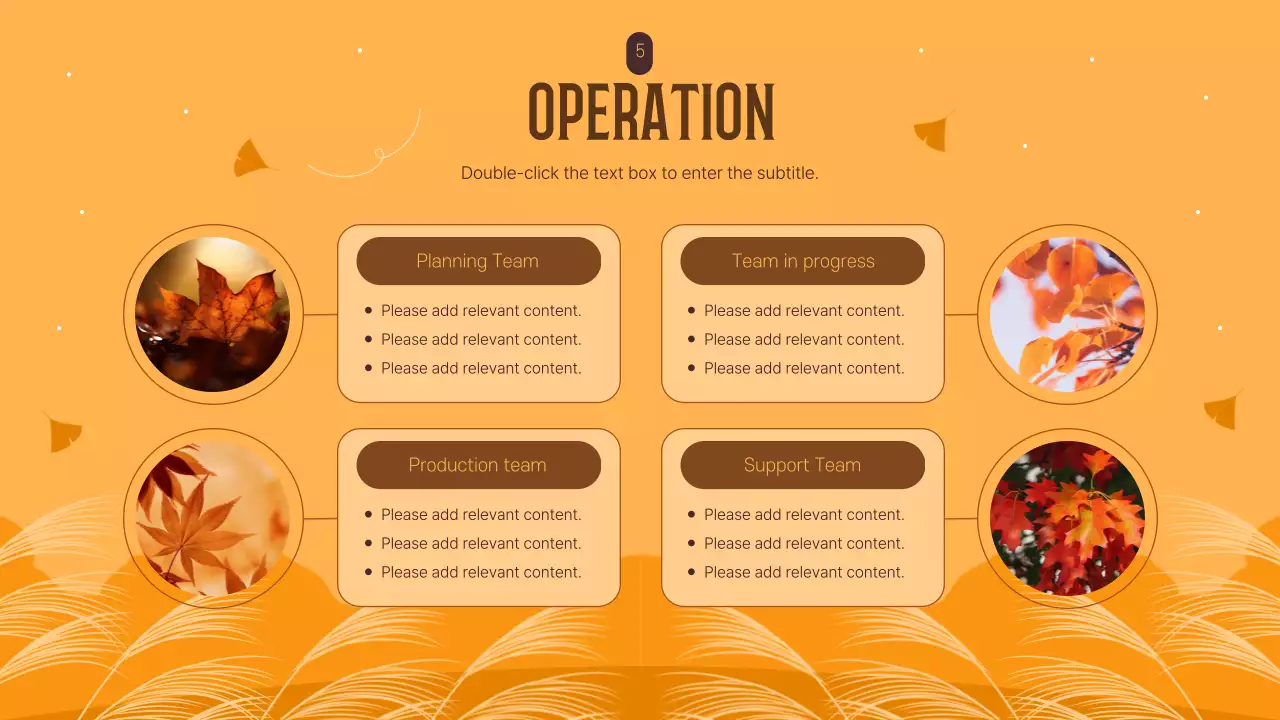 브라운 빈티지 페스티벌 프리젠테이션